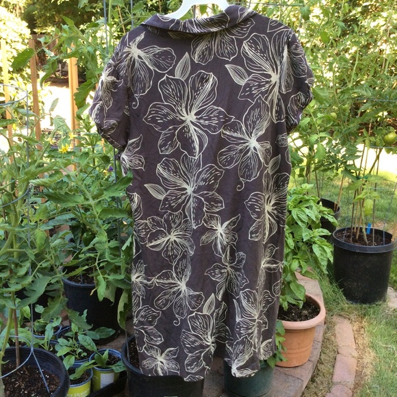 Sonoma petit dress brown tone cotton blend - Picture 4 of 4